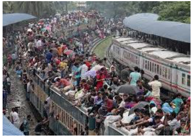 人口爆発が起こっているバングラデシュ